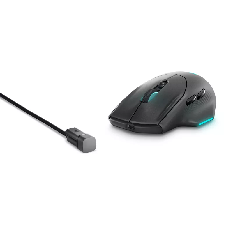 Alienware AW620M Maus Gaming Rechtshändig RF Wireless + USB Typ-C Optisch 26000 DPI