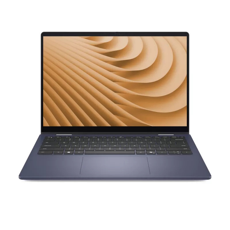DELL 2-in-1 DB04255 AMD Ryzen™ AI 7 350 Hybrid (2-in-1) 35.6 cm (14 Zoll) Touchscreen Full HD+ 16 GB LPDDR5x-SDRAM 1 TB SSD Wi-Fi 7 (802.11be) Windows 11 Pro Blau