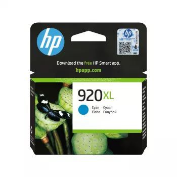 HP 920XL High Yield Cyan Original Druckerpatrone, Cyan, 1 Stk., 700 Seiten