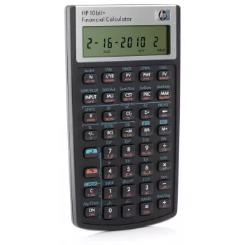 HP 10bII+, Taschenformat, Finanzen, 1 Zeile, Schwarz