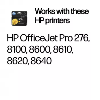 HP 951XL High Yield Gelb Original Tintenpatrone, Gelb, 1 Stk., 1500 Seiten