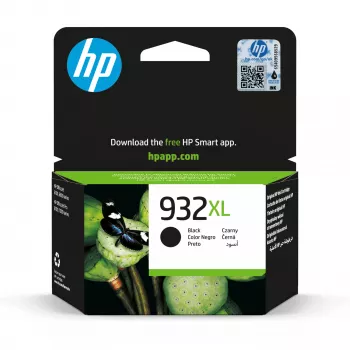 HP 932XL Großraum Schwarz Original Tintenpatrone, Schwarz, 1 Stk., 1000 Seiten