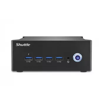 Shuttle Nano PC NT10H9, Intel Core Ultra 9 185H, Intel Arc Grafik, 2xHDMI, 2xUSB 4.0 (DP), 2x2,5 Gbit LAN, inkl. VESA 24/7 Dauerbetrieb