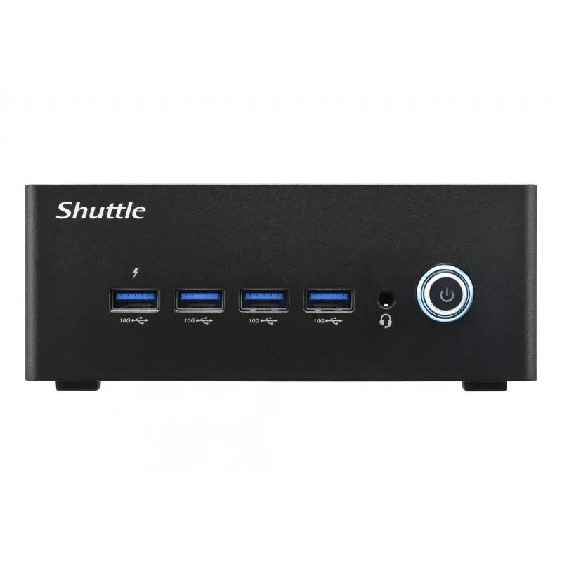 Shuttle Nano PC NT10H9, Intel Core Ultra 9 185H, Intel Arc Grafik, 2xHDMI, 2xUSB 4.0 (DP), 2x2,5 Gbit LAN, inkl. VESA 24/7 Dauerbetrieb