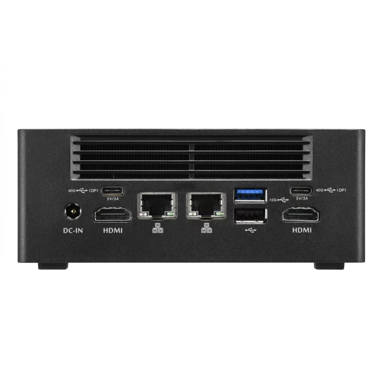Shuttle Nano PC NT10H9, Intel Core Ultra 9 185H, Intel Arc Grafik, 2xHDMI, 2xUSB 4.0 (DP), 2x2,5 Gbit LAN, inkl. VESA 24/7 Dauerbetrieb