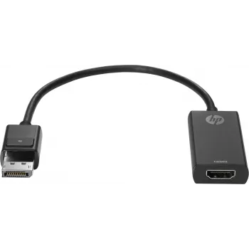 HP DisplayPort-auf-HDMI-1.4-Adapter, DisplayPort, HDMI, Schwarz