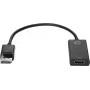 HP DisplayPort-auf-HDMI-1.4-Adapter, DisplayPort, HDMI, Schwarz