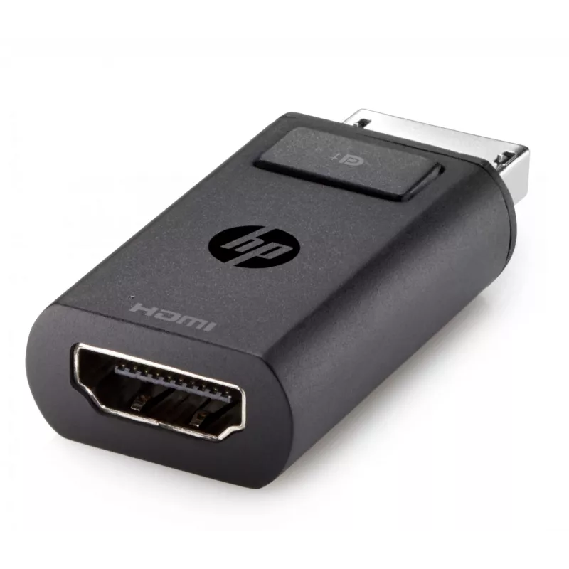 HP DisplayPort-auf-HDMI-1.4-Adapter, DisplayPort, HDMI, Schwarz