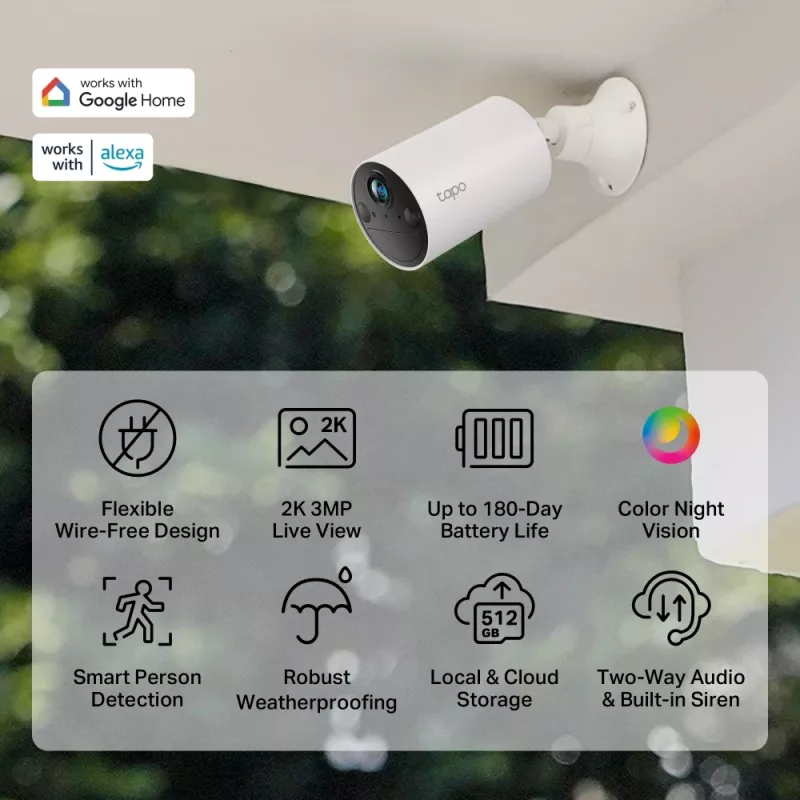 IP-Überwachungskamera TP-Link Tapo C410 Bullet 2304 x 1296