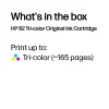HP 62 Tri-Color Original-Tintenpatrone, Cyan, Magenta, Gelb, 1 Stück, 165 Seiten