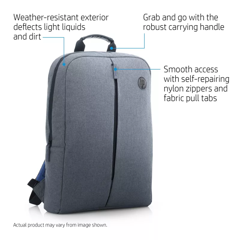 HP 15.6 Zoll Value Rucksack, Rucksack, 39,6 cm (15,6 Zoll), Schultergurt, 420 g