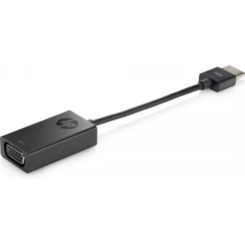 HP HDMI-auf-VGA-Kabeladapter, VGA (D-Sub), HDMI Typ A (Standard), Stecker, Buchse, Schwarz, China
