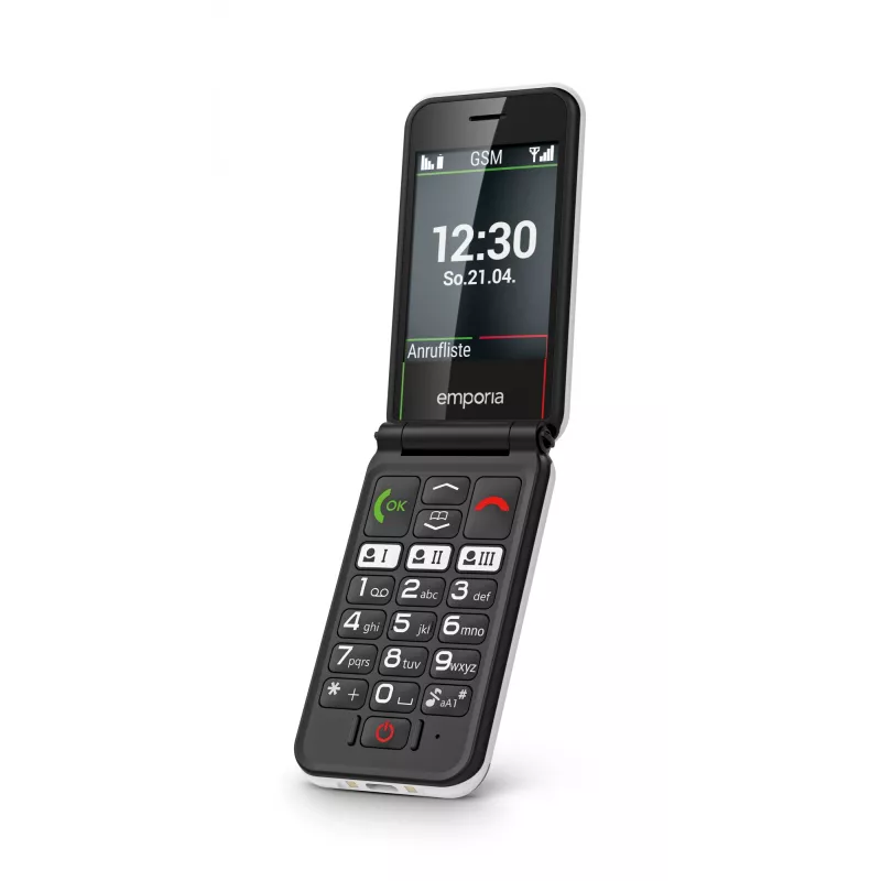 Emporia SIMPLICITYglam 7,11 cm (2,8 Zoll) 106 g Weiß Seniorenhandy