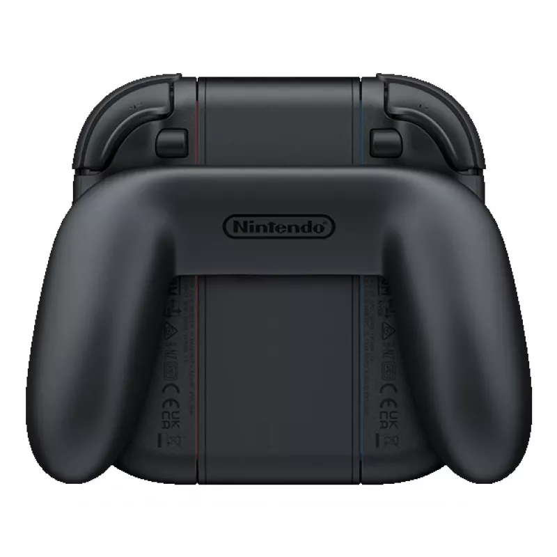 Nintendo Joy-Con 2 Ladegriff, Nintendo Switch 2, Controller Griff, Schwarz, Transparent, Kunststoff, Nintendo, Joy-Con 2