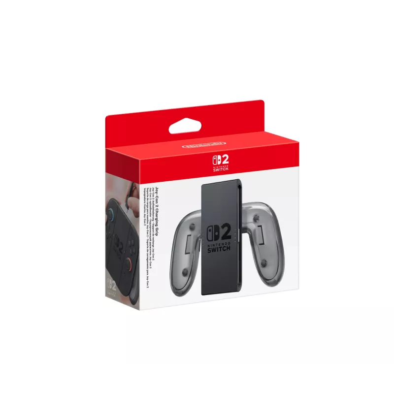 Nintendo Joy-Con 2 Ladegriff, Nintendo Switch 2, Controller Griff, Schwarz, Transparent, Kunststoff, Nintendo, Joy-Con 2