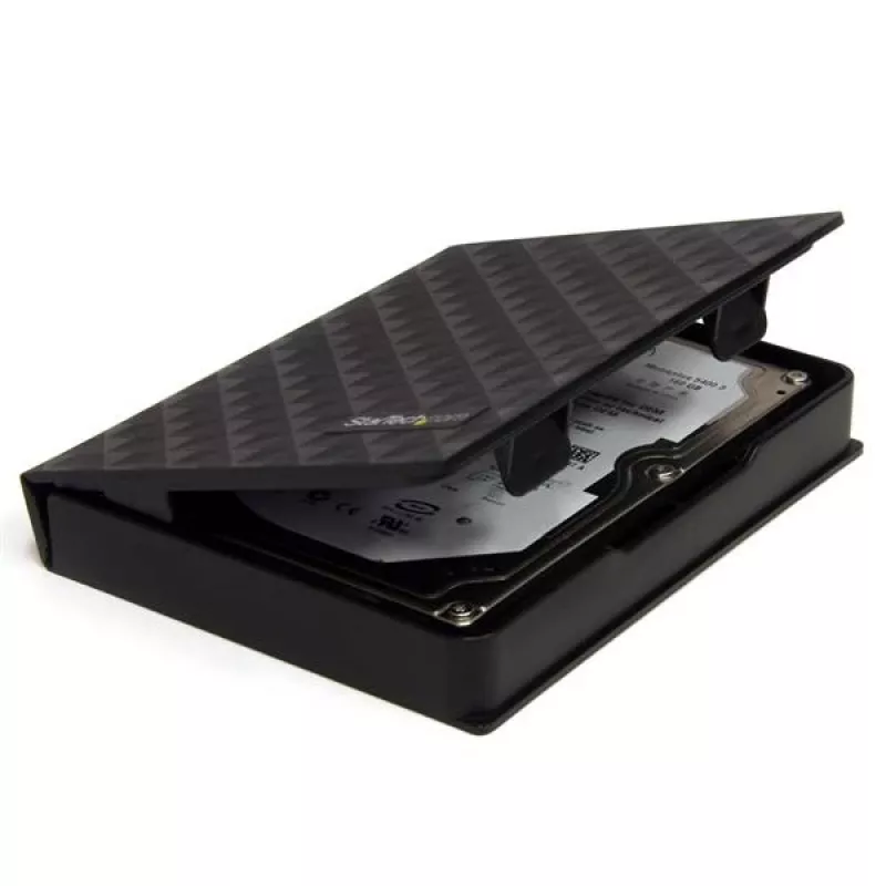 StarTech.com 2.5in Antistatische Festplatten-Schutzhülle - Schwarz (3er-Pack)