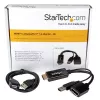StarTech.com HDMI zu DisplayPort Adapter - 4K 30Hz, 3840 x 2160 Pixel, 1080p, 720p, 120 Hz, Schwarz, MegaChips - STDP2600, Aktiver Videokonverter