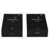 StarTech.com USB 2.0 Extender über Cat5e/Cat6 Kabel (RJ45) – Bis zu 50 m – Hochgeschwindigkeits-USB-Port-Extender-Adapterkit – Stromversorgt – USB über Ethernet Kabel-Extender – 480 Mbit/s – Metall