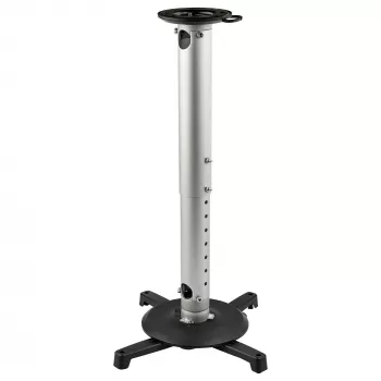StarTech.com Universelle Deckenhalterung für Projektoren – Schwerlast, höhenverstellbar/ausziehbare Mastmontage 12,7–57,77 cm von der Decke – 15 kg – Neigen/Drehen – Hängende Projektorhalterung mit Befestigungsplatte
