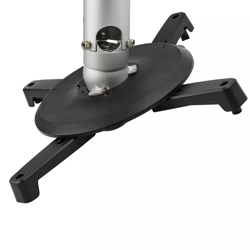 StarTech.com Universelle Deckenhalterung für Projektoren – Schwerlast, höhenverstellbar/ausziehbare Mastmontage 12,7–57,77 cm von der Decke – 15 kg – Neigen/Drehen – Hängende Projektorhalterung mit Befestigungsplatte