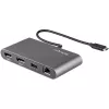 StarTech.com Dual-Monitor Thunderbolt Mini Dock, 4K 60Hz DisplayPort, Treiberloser Hub für Windows & Mac, Gigabit Ethernet, 1x USB-A (USB 5Gbps), 11in (28cm) Kabel