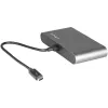 StarTech.com Dual-Monitor Thunderbolt Mini Dock, 4K 60Hz DisplayPort, Treiberloser Hub für Windows & Mac, Gigabit Ethernet, 1x USB-A (USB 5Gbps), 11in (28cm) Kabel