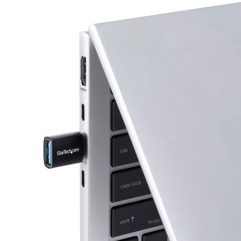StarTech.com USB-C auf USB-A Adapter, USB 5Gbps, Kompakter USB-C Stecker auf USB-A Buchse Adapter, Robustes Metallgehäuse, M/F