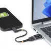 StarTech.com USB-C auf USB-A Adapter, USB 5Gbps, Kompakter USB-C Stecker auf USB-A Buchse Adapter, Robustes Metallgehäuse, M/F