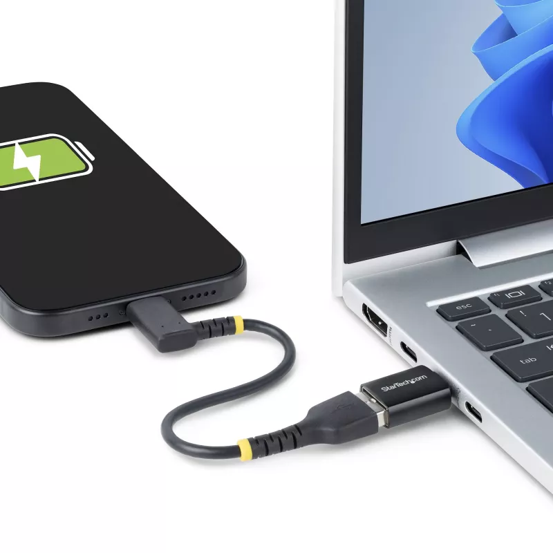 StarTech.com USB-C auf USB-A Adapter, USB 5Gbps, Kompakter USB-C Stecker auf USB-A Buchse Adapter, Robustes Metallgehäuse, M/F