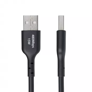 StarTech.com 3m USB-A auf USB-C Ladekabel, Laden & Synchronisieren, 3A, USB 2.0, TPE-Mantel – Schwarzes USB-Ladekabel