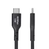 StarTech.com 3m USB-A auf USB-C Ladekabel, Laden & Synchronisieren, 3A, USB 2.0, TPE-Mantel – Schwarzes USB-Ladekabel