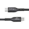 StarTech.com 3m USB-A auf USB-C Ladekabel, Laden & Synchronisieren, 3A, USB 2.0, TPE-Mantel – Schwarzes USB-Ladekabel