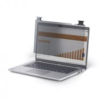 StarTech.com 33,8 cm (13,3 inch) 16:10 Bright Privacy-Blickschutzfilter mit Touch, Flip-Over, 75 % Lichtdurchlässigkeit, blendfreier Blickschutzfilter, ±30° Blickwinkel
