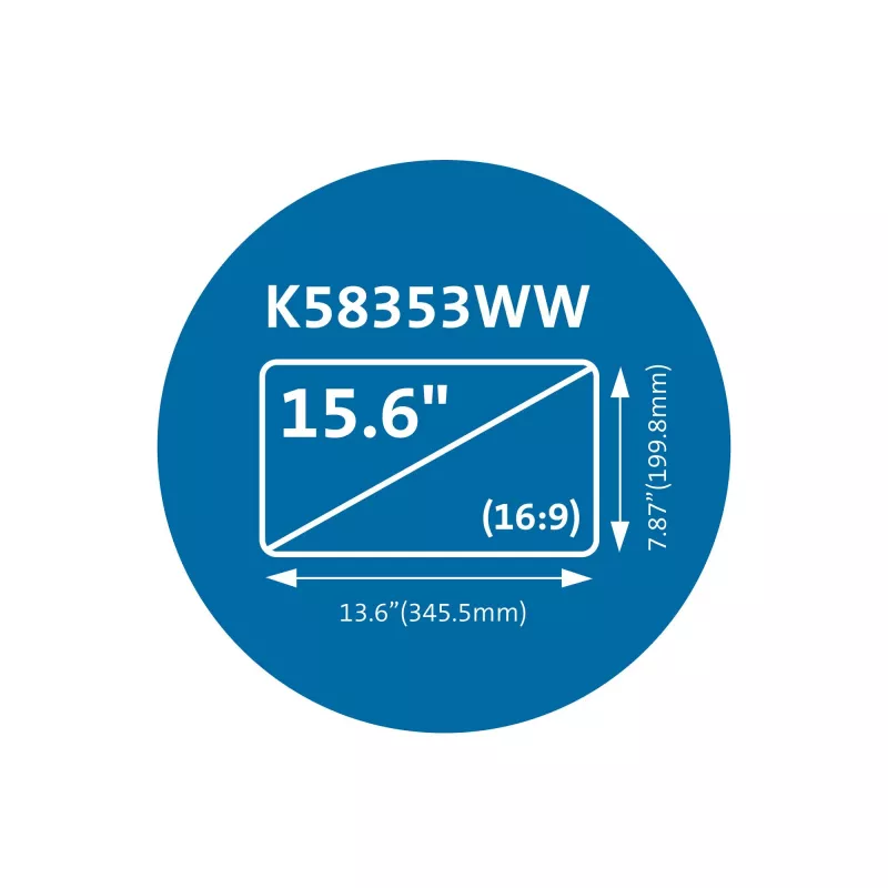 Kensington MagPro Magnetischer Blickschutzfilter für Laptops 39,6 cm (15,6 Zoll) (16:9)