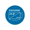 Kensington MagPro Magnetische Sichtschutzfilterfolie für Monitore 23,8″ (16:9)