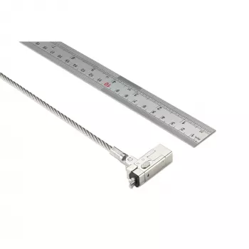 Kensington schlank NanoSaver 2.0 EQ Keyed Laptop Lock, 1,83 m, Kensington, Schlüssel, Edelstahl, Silber