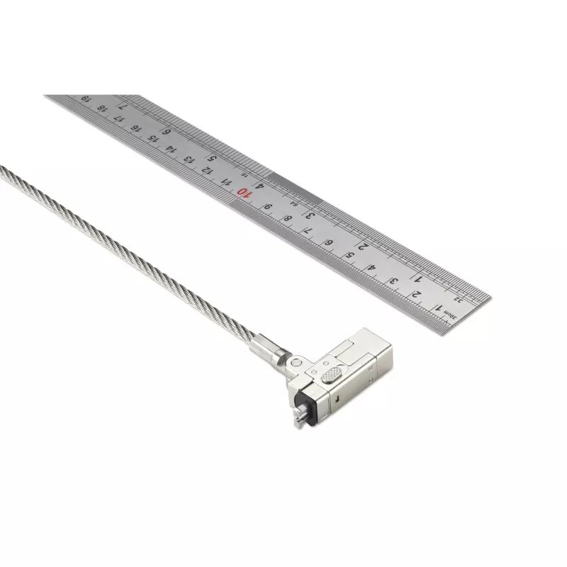 Kensington schlank NanoSaver 2.0 EQ Keyed Laptop Lock, 1,83 m, Kensington, Schlüssel, Edelstahl, Silber