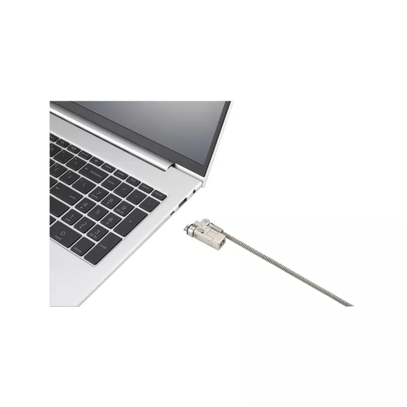 Kensington schlank NanoSaver 2.0 EQ Keyed Laptop Lock, 1,83 m, Kensington, Schlüssel, Edelstahl, Silber