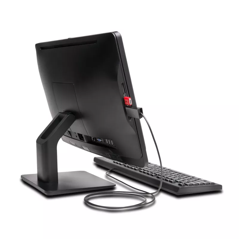 Kensington USB-Port-Schloss mit Sicherheitswächter, Schwarz, 1 Stück, Taiwan, 60 g