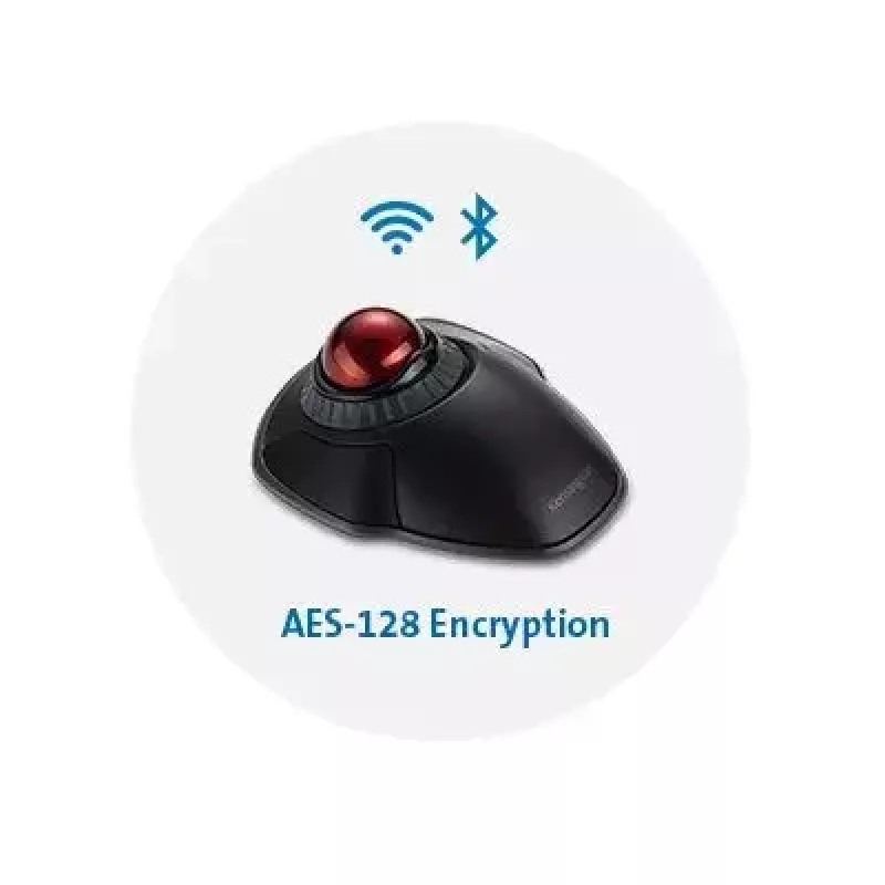 Kensington Orbit Wireless Trackball mit Scroll-Ring - Schwarz