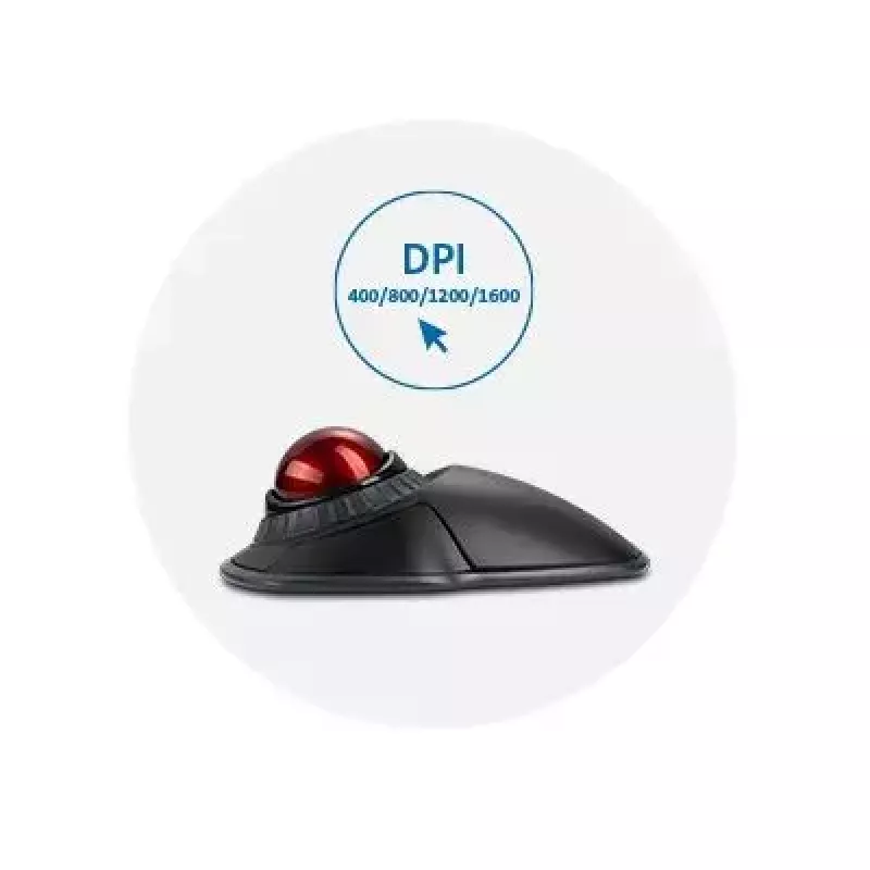 Kensington Orbit Wireless Trackball mit Scroll-Ring - Schwarz