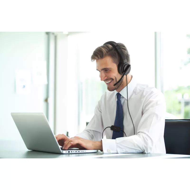 Kensington H1000 USB-C On-Ear-Headset, kabelgebunden, Anrufe/Musik, 20 – 20000 Hz, 190 g, Headset, Schwarz