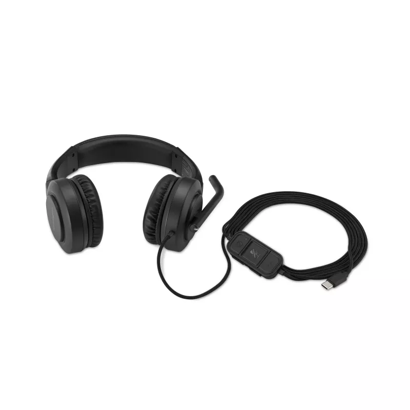 Kensington H1000 USB-C On-Ear-Headset, kabelgebunden, Anrufe/Musik, 20 – 20000 Hz, 190 g, Headset, Schwarz
