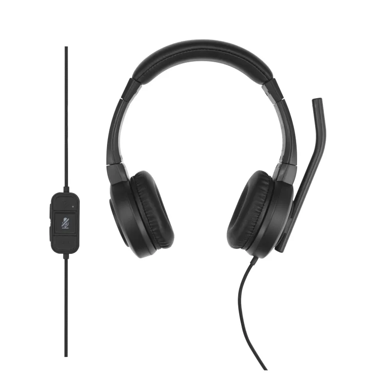 Kensington H1000 USB-C On-Ear-Headset, kabelgebunden, Anrufe/Musik, 20 – 20000 Hz, 190 g, Headset, Schwarz