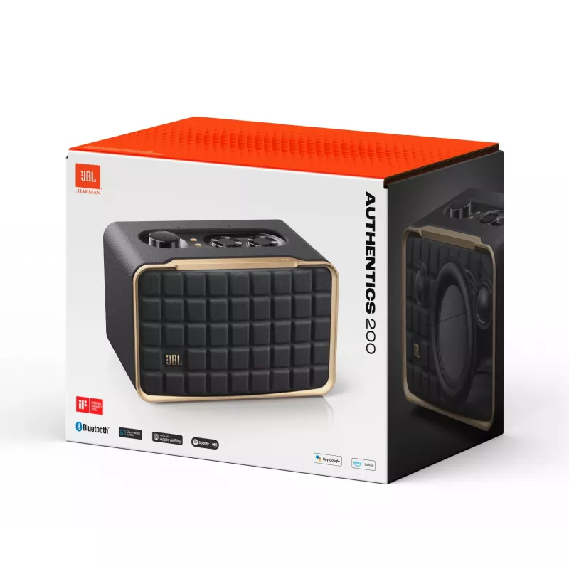 JBL Authentics 200 Stereo tragbarer Lautsprecher Schwarz 45 W