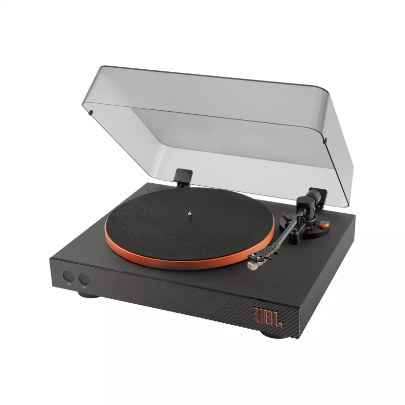 JBL Spinner BT Riemengetriebener Audio-Plattenspieler Schwarz, Orange