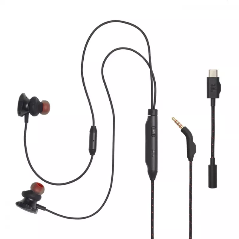 JBL JBLQTUM50CBLK Kopfhörer/Headset Kabelgebunden Im-Ohr Gaming Schwarz