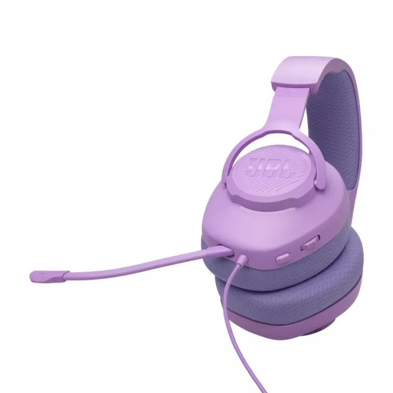 Kabelgebundenes Over-Head-Gaming-Headset JBL Quantum 100M2 — ohrumschließend, 20–20000 Hz, 1,2 m Kabel, violett