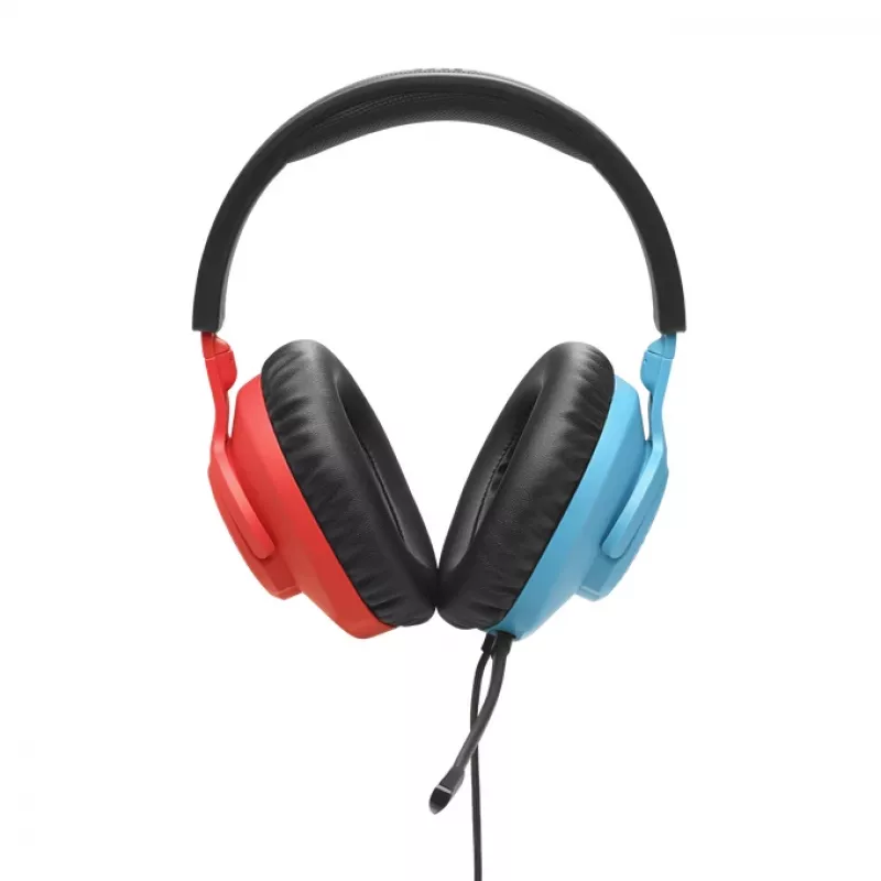 JBL Quantum 100N Headset Kabelgebunden Head-band Gaming Blau, Rot