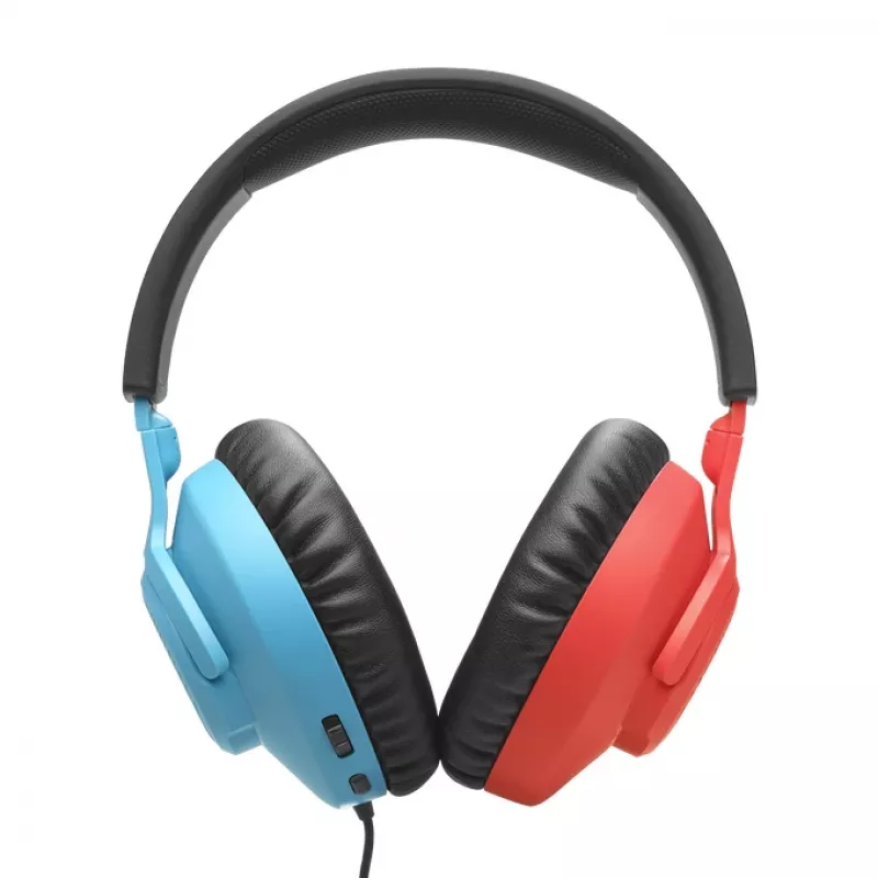 JBL Quantum 100N Headset Kabelgebunden Head-band Gaming Blau, Rot